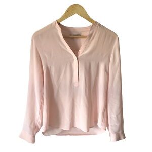 BANANA REPUBLIC Silk Pink Blouse XSmall